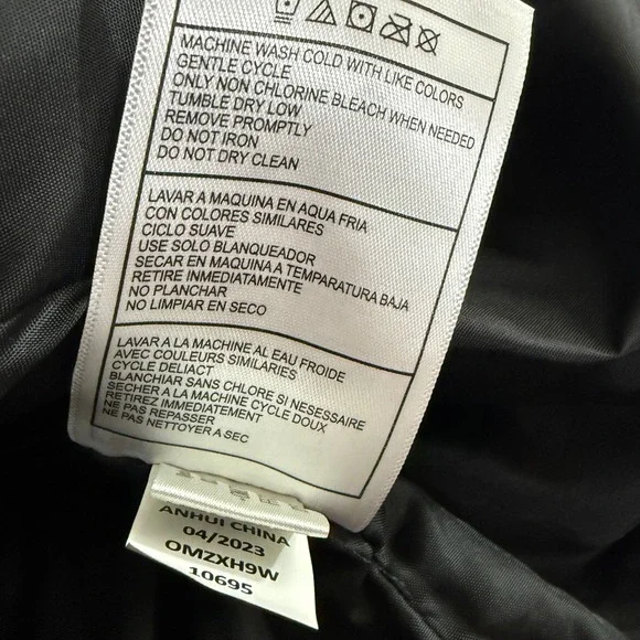 Reebok Men's Black Puffer Jacket Winter Insulated Size 3XL 3TG no hoodie - Picture 5 of 6